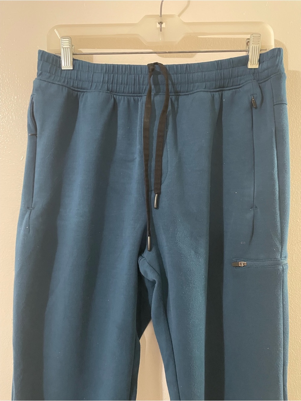Women's Teal Drawstring Cropped Jogger Pants